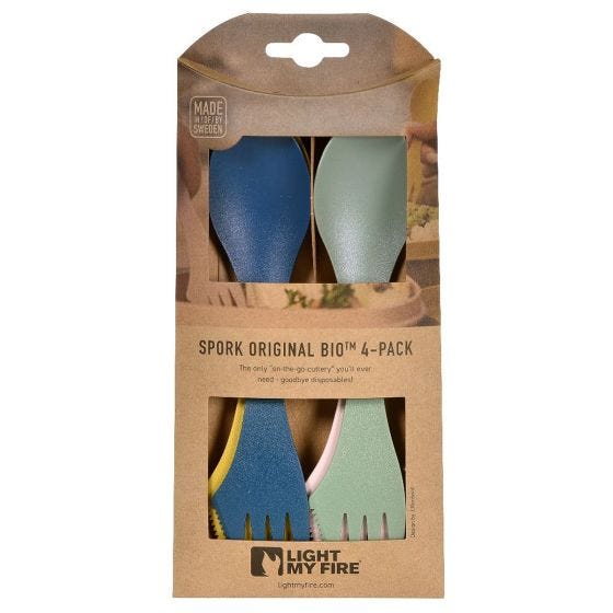 Garfo Original Bio Light My Fire 4 Pack - Multi Colour