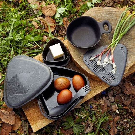 Conjunto Light My Fire Outdoor MealKit 8pcs - Rusty Orange