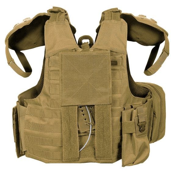 Colete de combate MFH - Coyote Tan