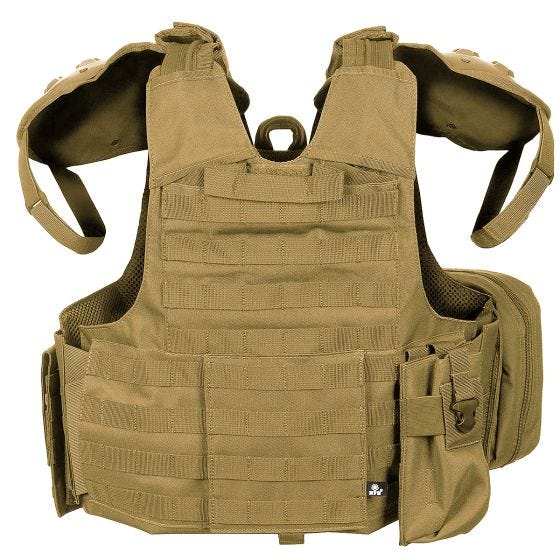 Colete de combate MFH - Coyote Tan