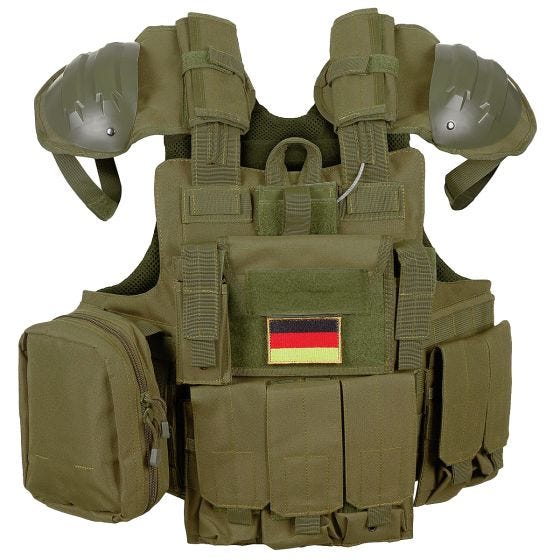 Colete de combate MFH - Verde OD