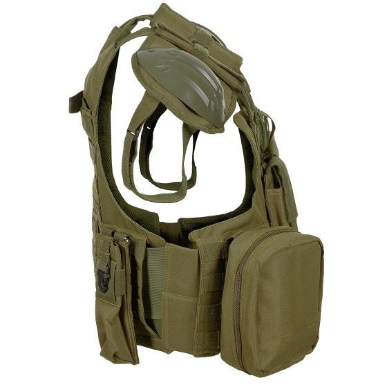 Colete de combate MFH - Verde OD