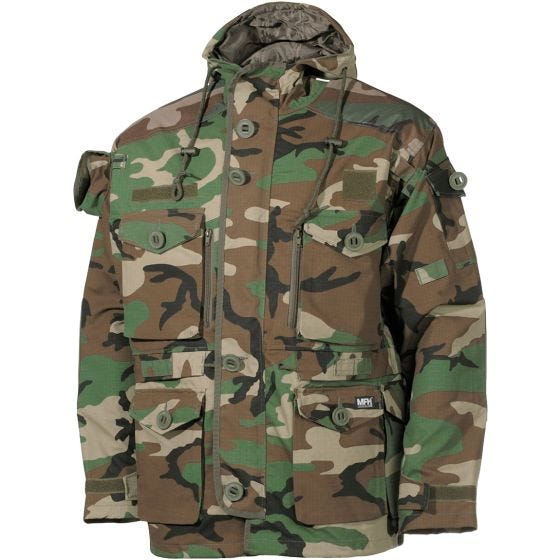 Casaco Impermeável MFH Commando - Woodland