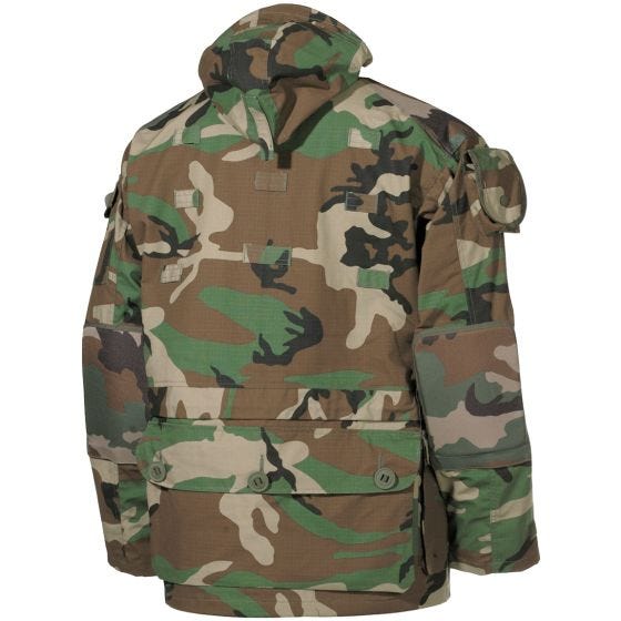 Casaco Impermeável MFH Commando - Woodland