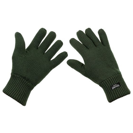 Luvas Knitted 3M Thinsulate MFH - Verde-Azeitona