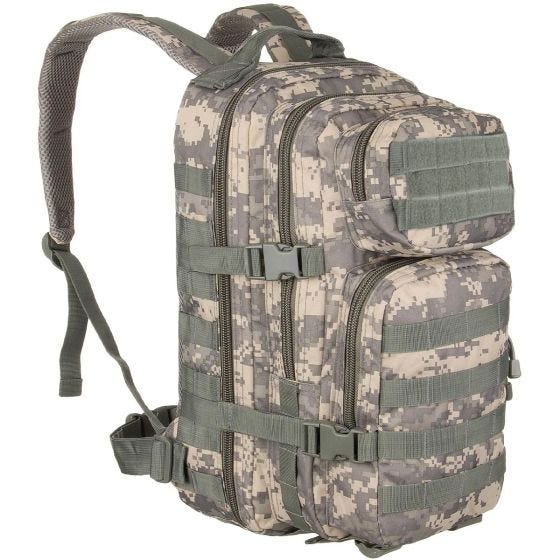 Mochila de Assalto Pequena Mil-Tec MOLLE US - ACU Digital