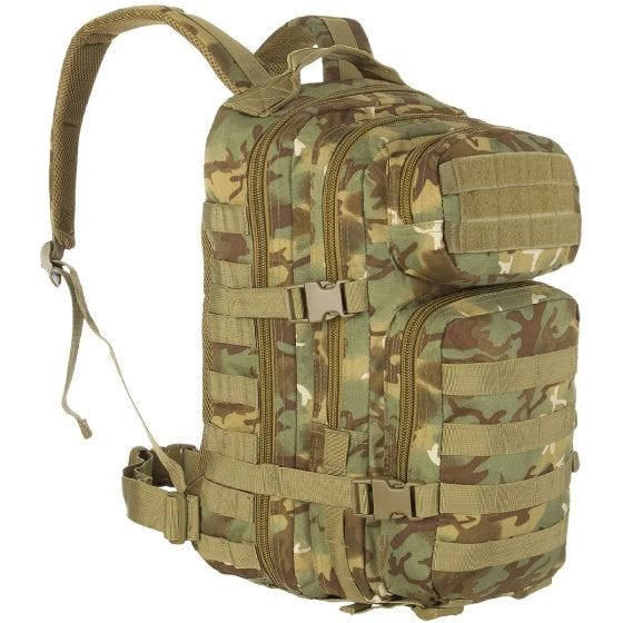 Mochila de Assalto Pequena Mil-Tec MOLLE US - Arid Woodland