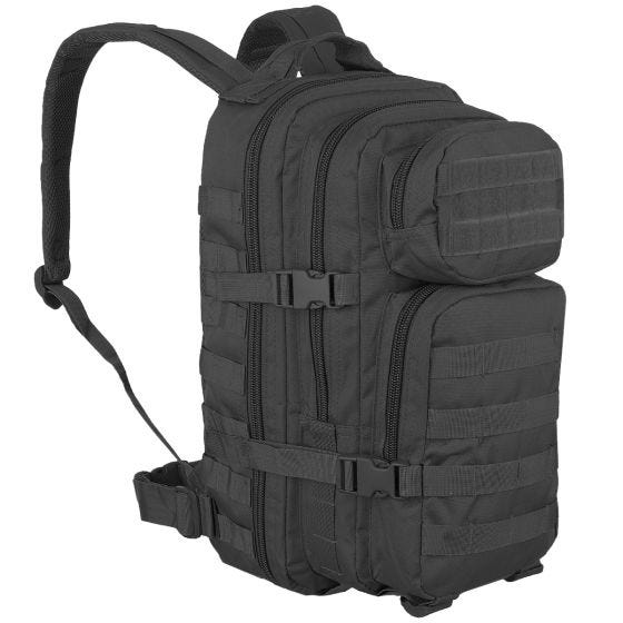 Mochila de Assalto Pequena Mil-Tec MOLLE US - Preto