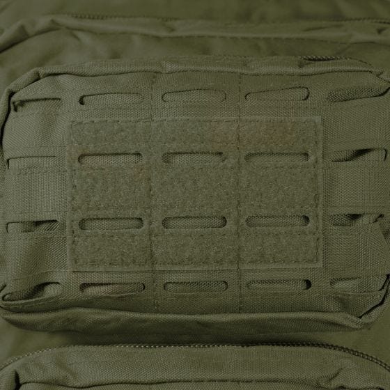 Mochila de Assalto Grande Mil-Tec US Corte Laser - Verde-Azeitona