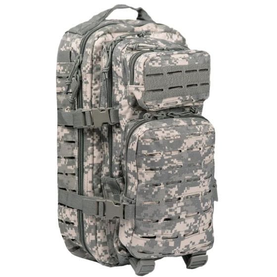 Mochila de Assalto Pequena Mil-Tec US Corte Laser - ACU Digital