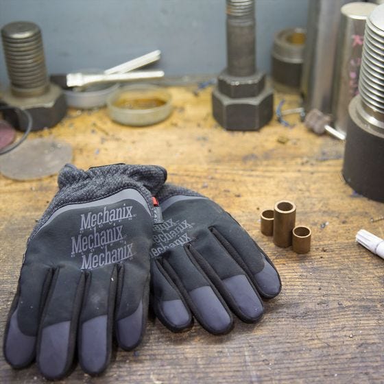 Luvas Mechanix Wear Coldwork Fastfit - Cinza/Preto