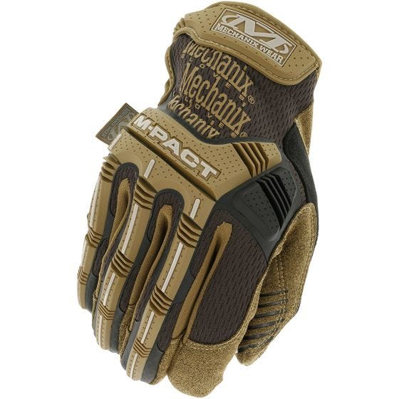 Luvas táticas Mechanix Wear M-Pact - Castanho