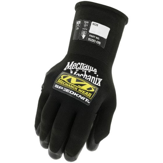 Luvas utilitárias Mechanix Wear SpeedKnit General Purpose - Preto