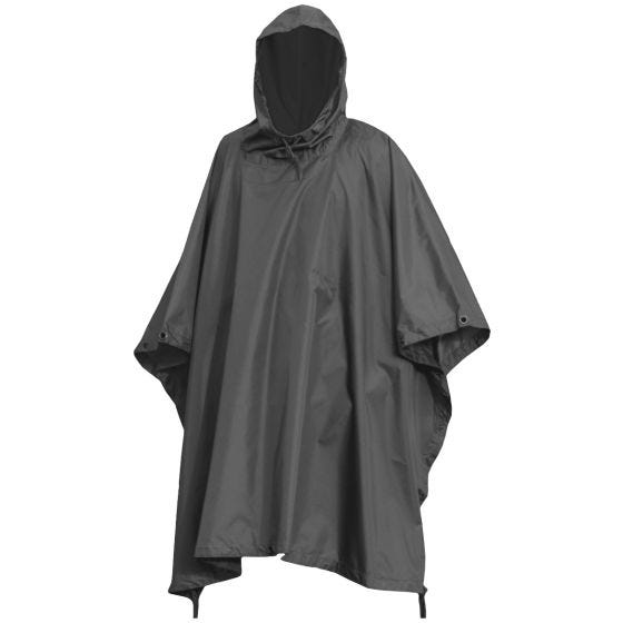 Poncho Impermeável Mil-Tec Ripstop - Preto