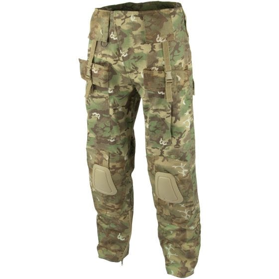 Calças Mil-Tec Warrior com Joelheiras - Arid Woodland