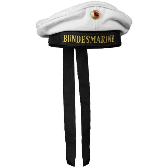Mil-Tec BM Navy Hat with Insignia - Branco