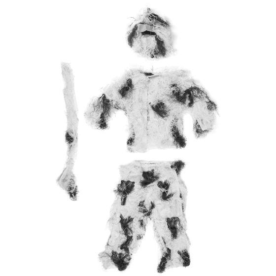 Fato Ghillie Mil-Tec Anti-Fire Basic - Snow