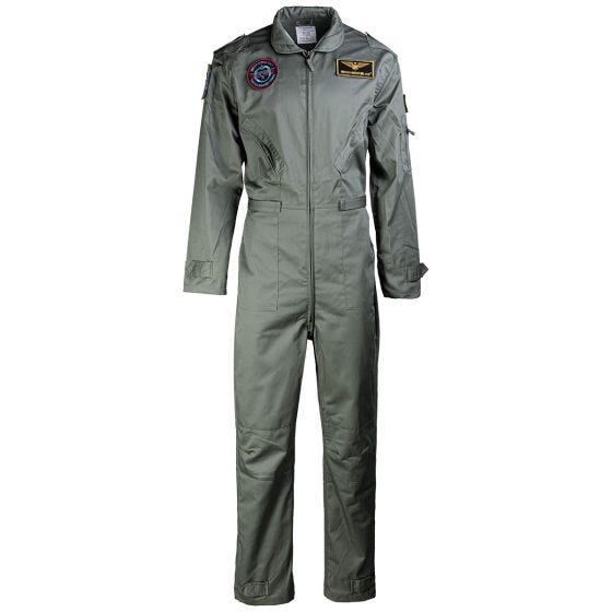 Fato de aviador Mil-Tec Kids US - Verde-Azeitona