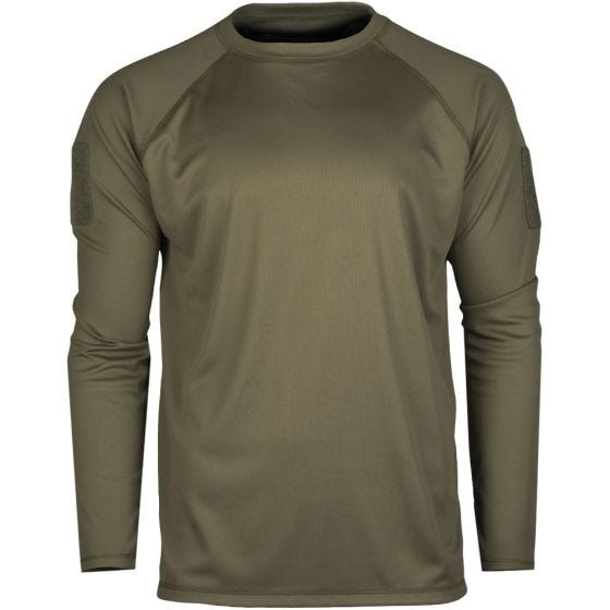Sweatshirt Mil-Tec Tática Quick Dry - Verde-Azeitona