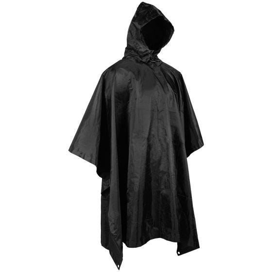 Poncho impermeável Mil-Tec - Preto