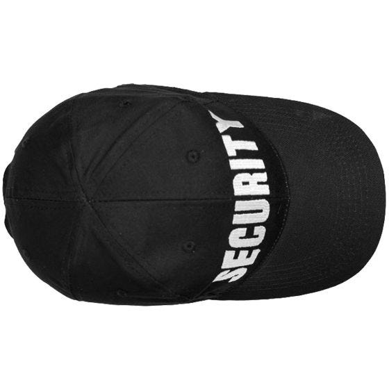 Boné de beisebol Mil-Tec Security - Preto