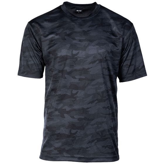 T-shirt com rede Mil-Tec - Dark Camo