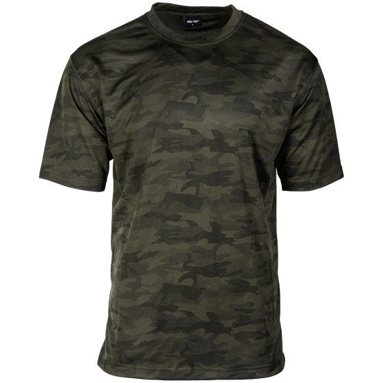 T-shirt com rede Mil-Tec - Woodland