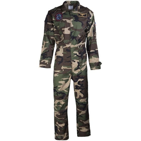 Fato de aviador Mil-Tec US - Woodland