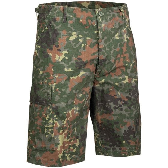 Bermudas Mil-Tec US Ripstop - Prewashed Flecktarn