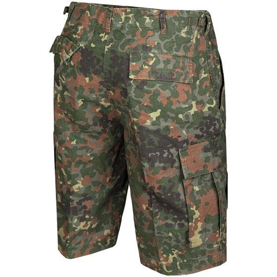 Bermudas Mil-Tec US Ripstop - Prewashed Flecktarn