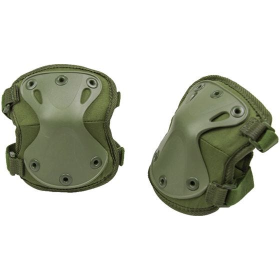 Proteções de Cotovelo Mil-Tec Protect - Verde-Azeitona