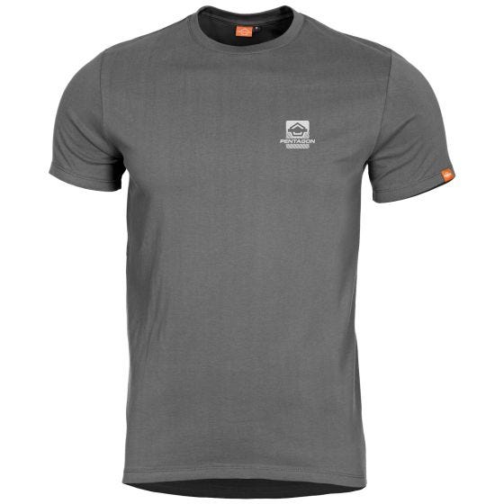 T-Shirt Pentagon Ageron American Flag - Wolf Grey