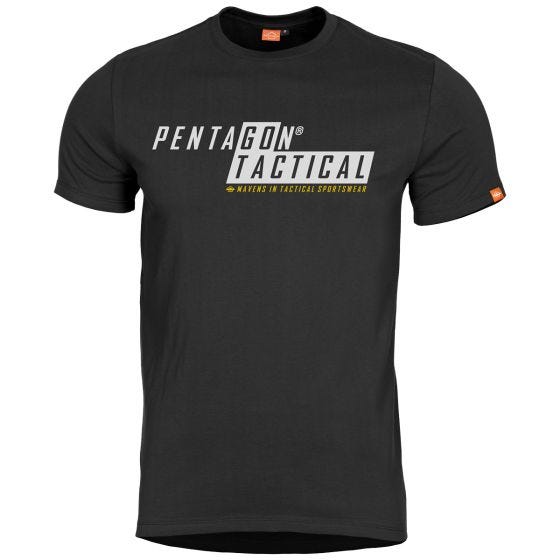 T-Shirt Pentagon Ageron Go Tactical - Preto