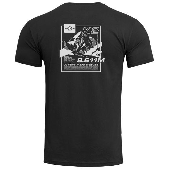 T-Shirt Pentagon Ageron K2 Mountain - Preto