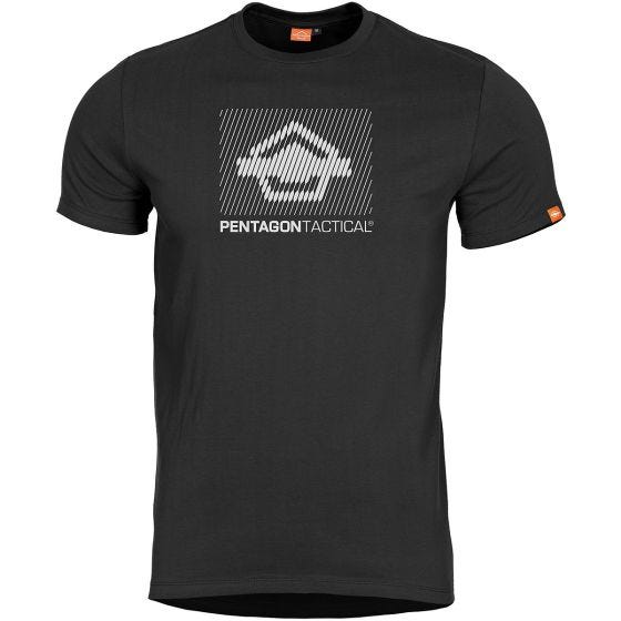 T-Shirt Pentagon Ageron Parallel - Preto