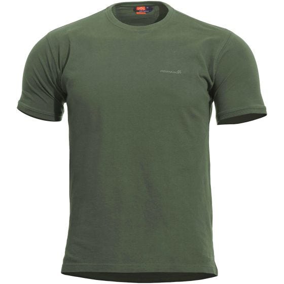 T-shirt de Gola Redonda Pentagon Levantes Camo Green