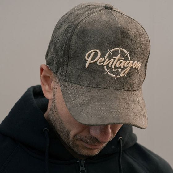 Boné Pentagon Liam Velvet - Preto