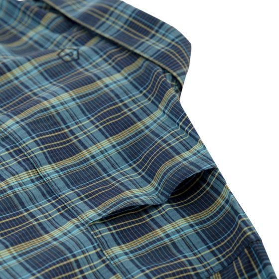 Camisa Pentagon QT Tactical Azul Xadrez