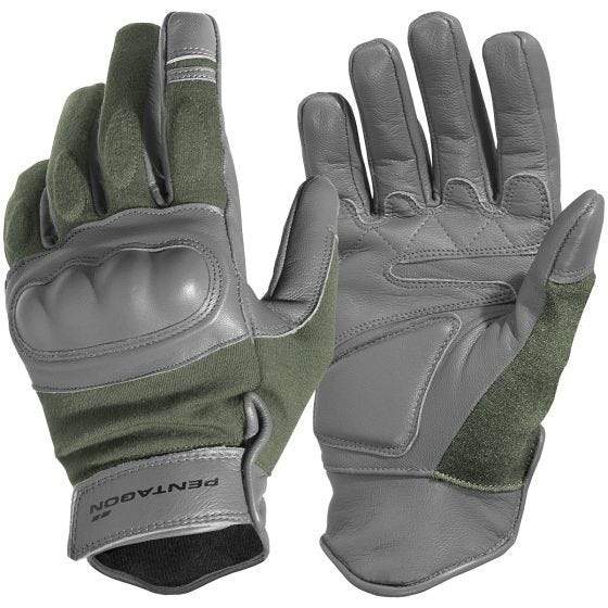 Luvas Pentagon Tactical Storm - Verde-Azeitona