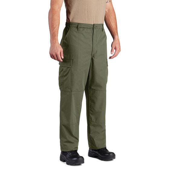 Calças com fecho de botão Propper BDU - Verde-Azeitona