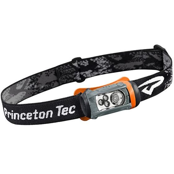 Frontal Princeton Tec Remix LED - Cinza / Laranja