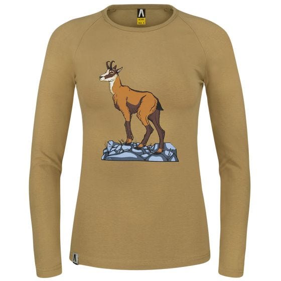 T-Shirt Alpinus Active Varena - Castanho
