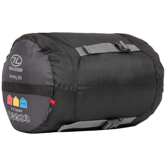 Saco-cama Múmia Highlander Serenity 350 - Carvão
