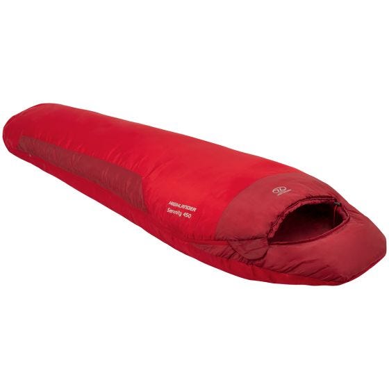 Saco-cama Múmia Highlander Serenity 450 - Vermelho