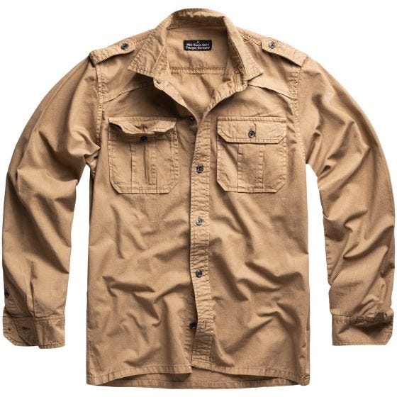 Camisa de manga comprida Surplus M65 Basic - Bege