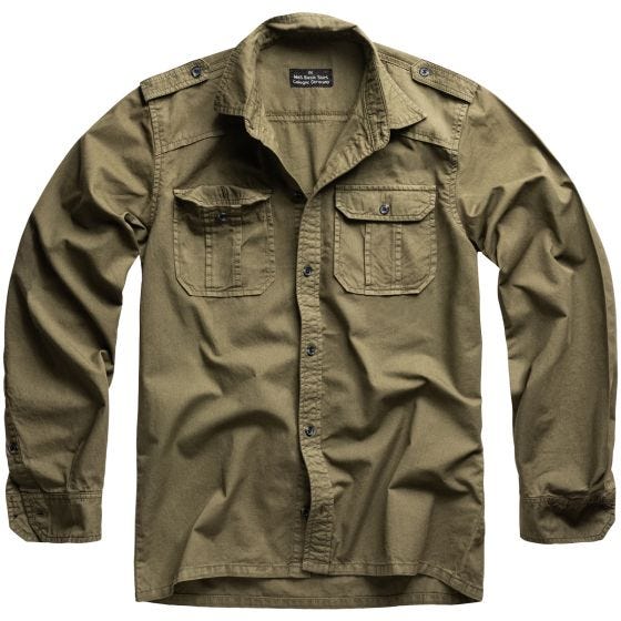 Camisa de manga comprida Surplus M65 Basic - Verde-Azeitona