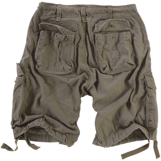 Calções Surplus Airborne Vintage - Verde Azeitona Lavado
