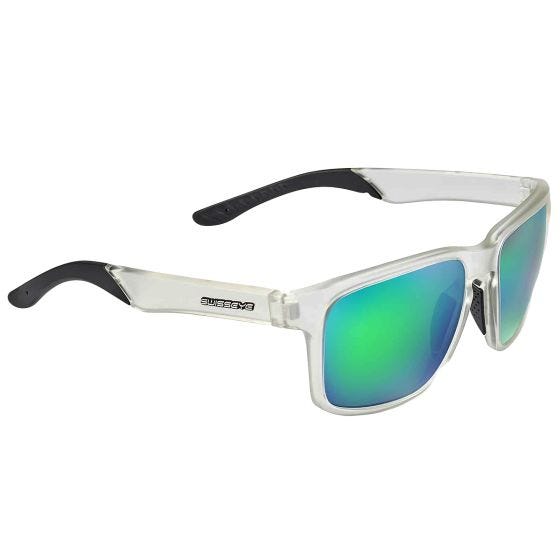 Óculos de sol Swiss Eye Life - Lente Revo Verde Verde / Moldura Cristal Mate/Preta