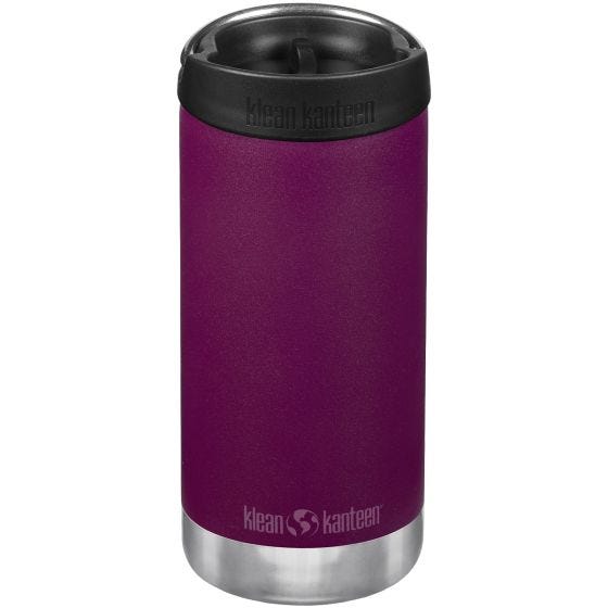 Garrafa Térmica Klean Kanteen TKWide Cafe Cap 355 ml - Purple Potion