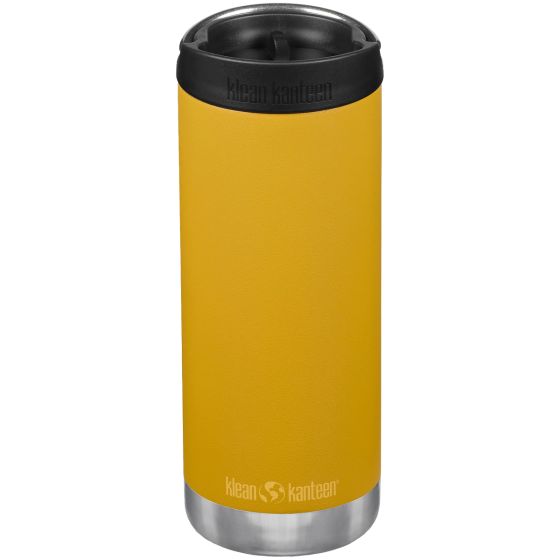 Garrafa Térmica Klean Kanteen TKWide Cafe Cap 473 ml - Marigold